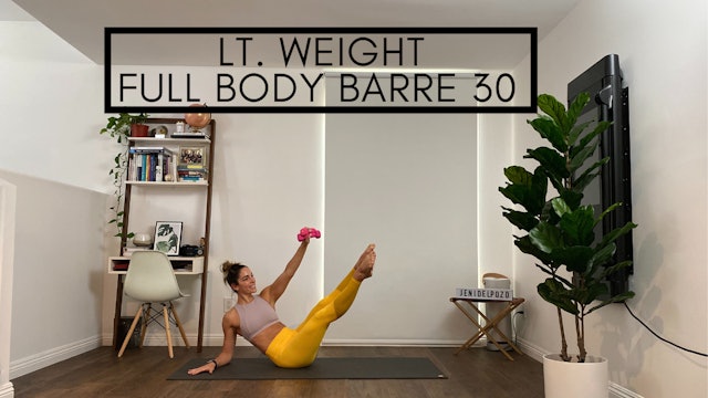 Lt Weight Full Body Barre in 30