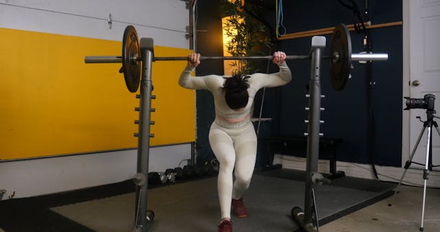 Legs & Core Ex. 1 - BARBELL BACK SQUAT