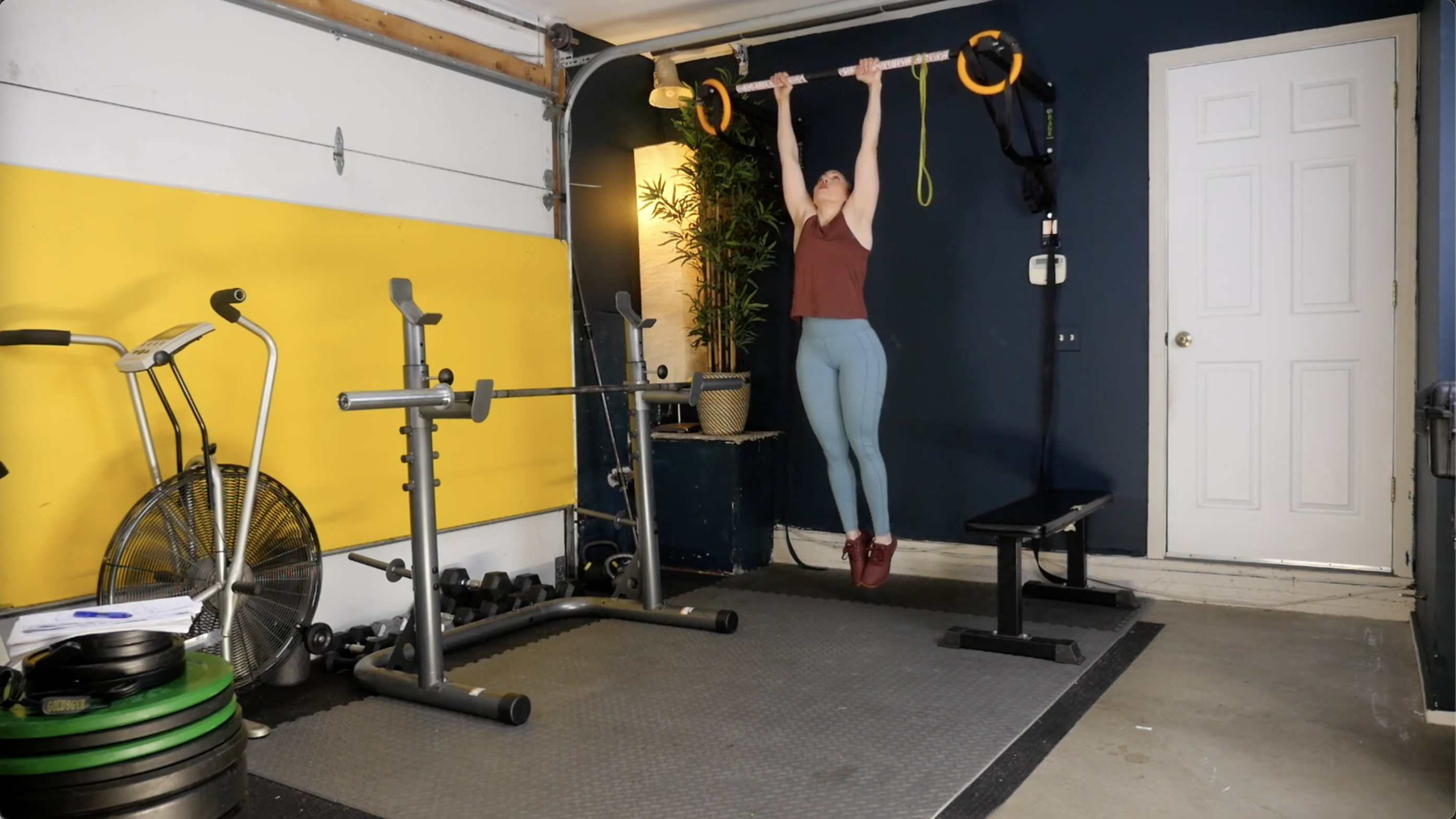 Week 15 Day 2 Exercise 1 Bench Press and Pull Ups