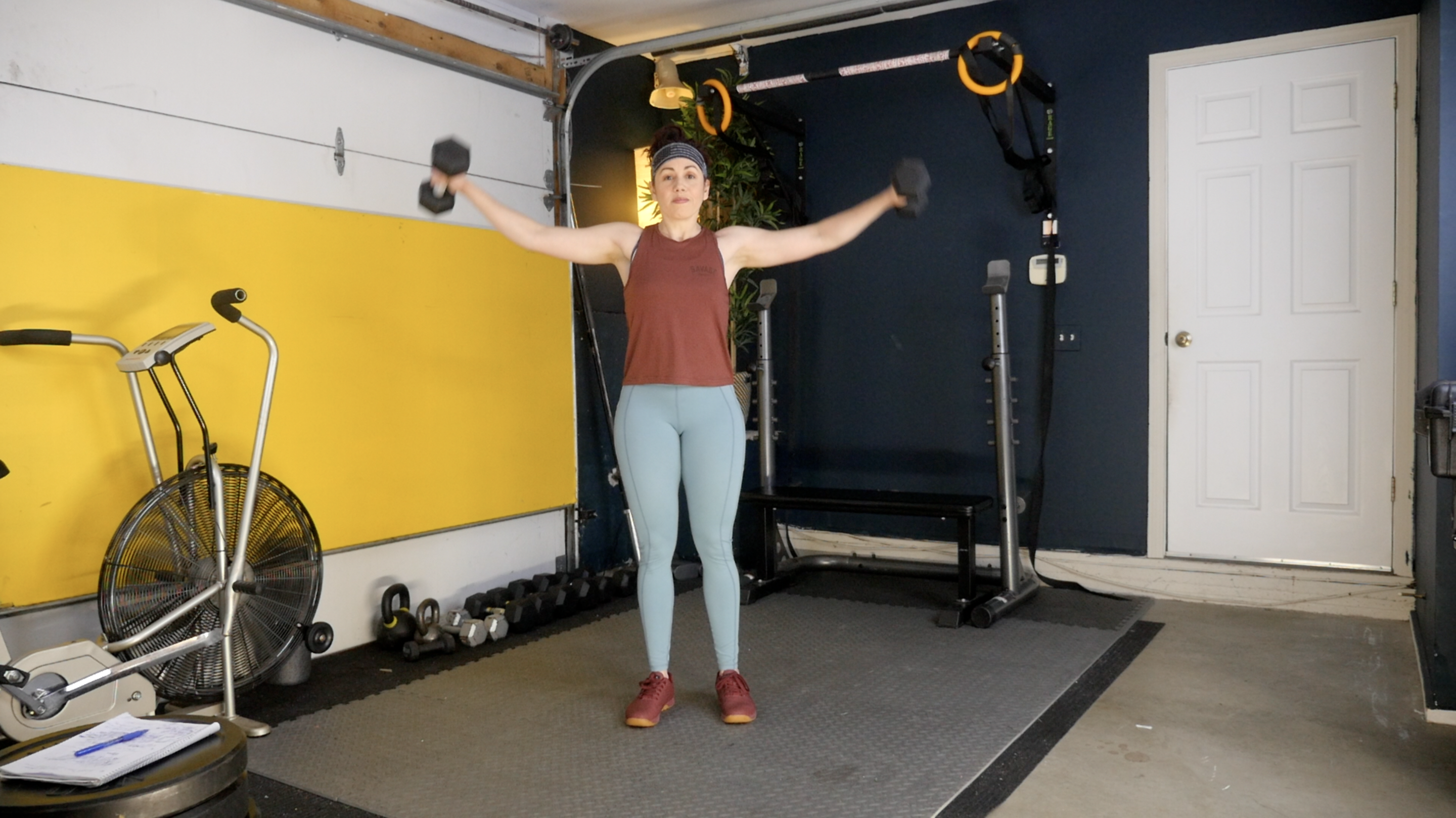 HV Week 8 Day 3 Exercise 2 Shoulder Front Raises and Latteral Raises