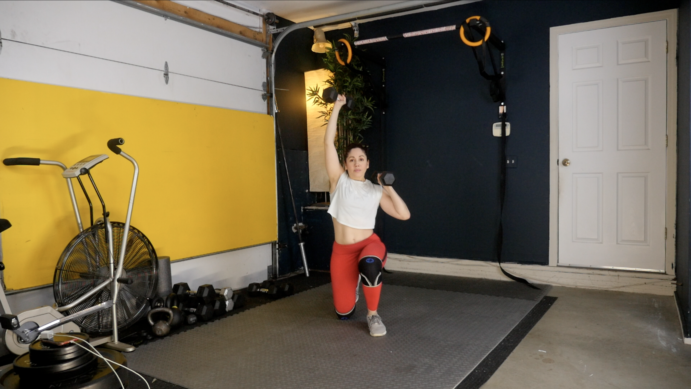 HV Week 4 Day 4 Ex 2 Front Rack Overhead Kneel To Stand and Single Leg Deadlift