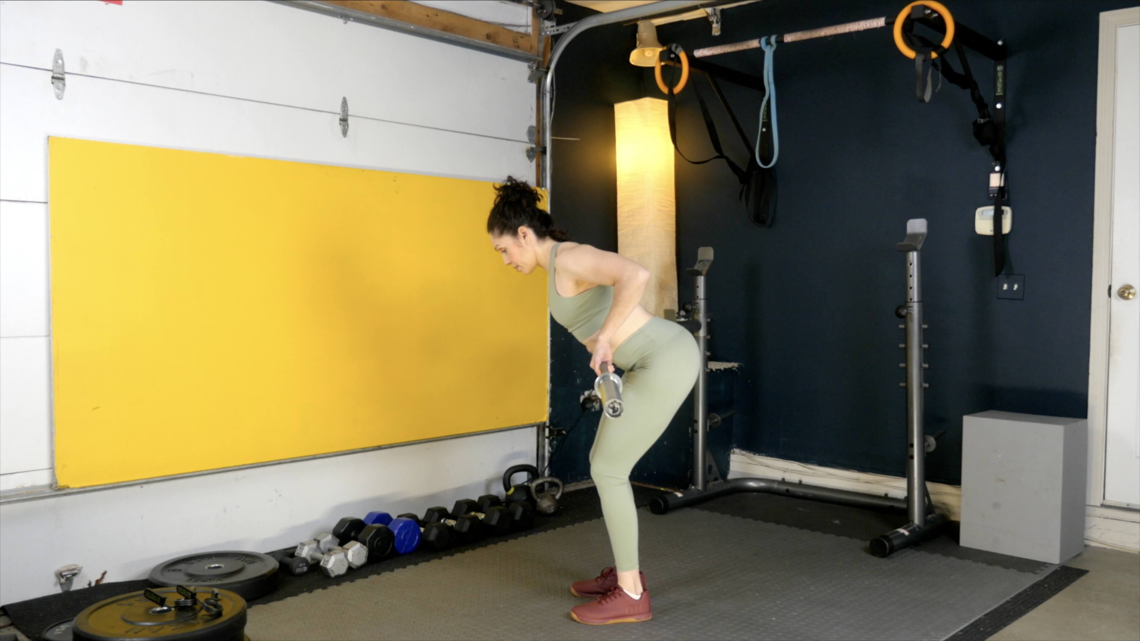 Week 9 Day 3 Exercise 1 Barbell Row and Chin Ups