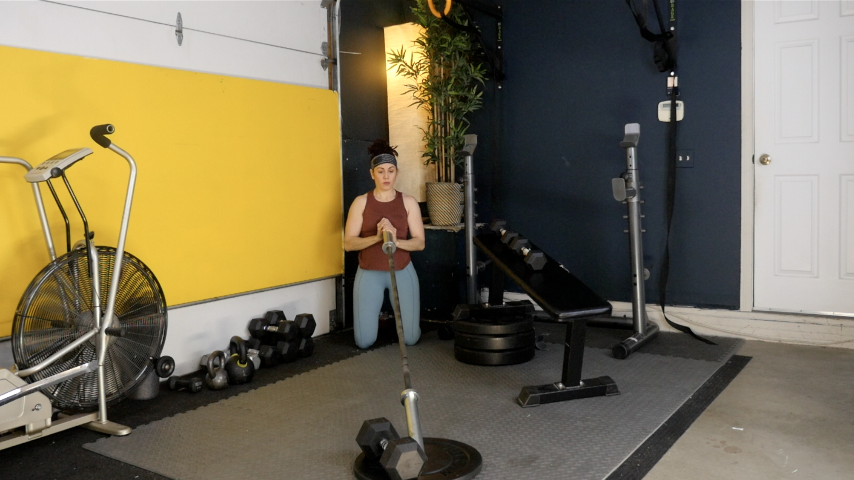 Week 8 Day 2 Exercise 2 Landmine Press and Incline Dumbbell Chest Press