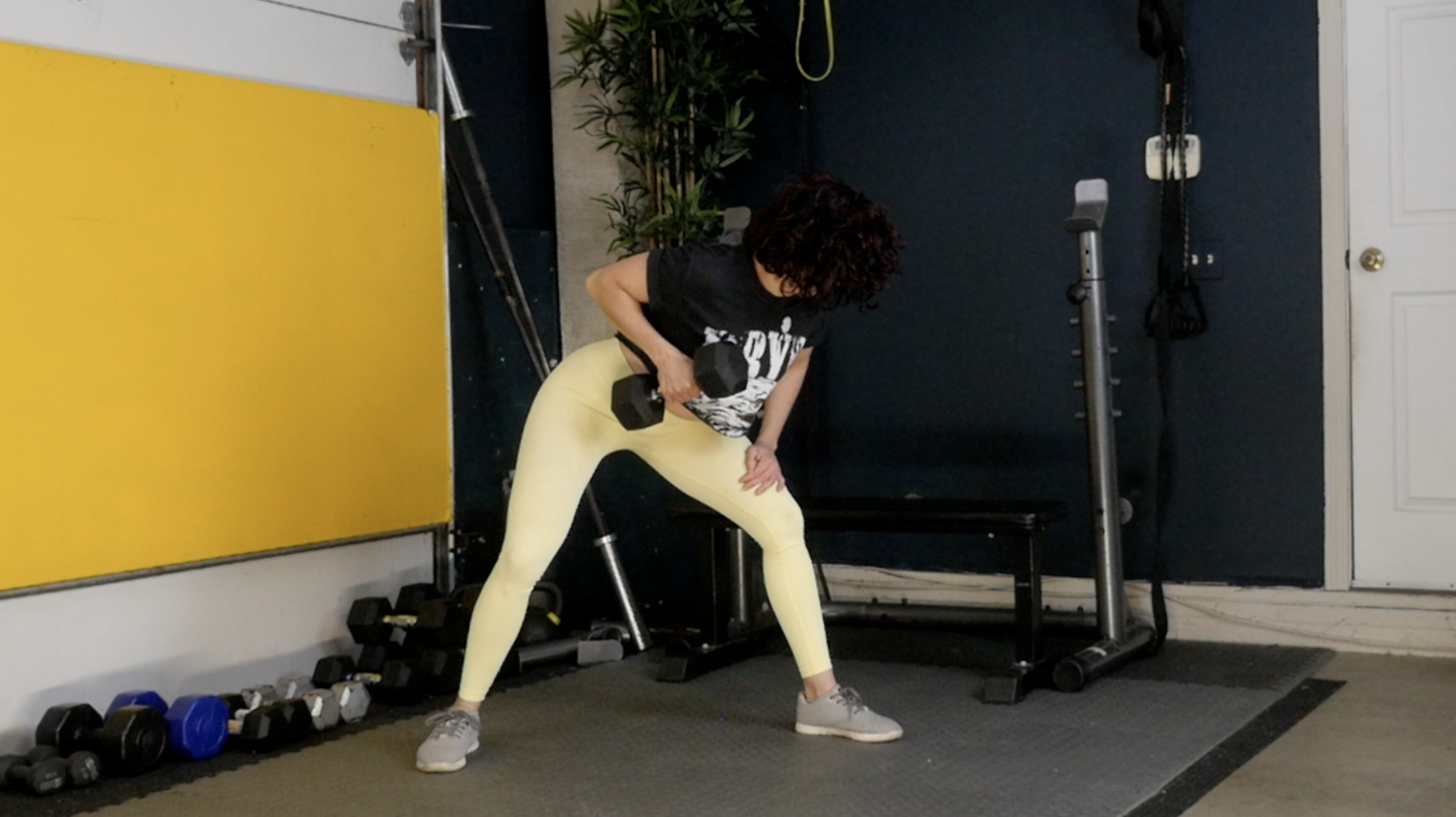 HV Week 2 Day 3 exercise 1 Single arm row and seated banded pull down