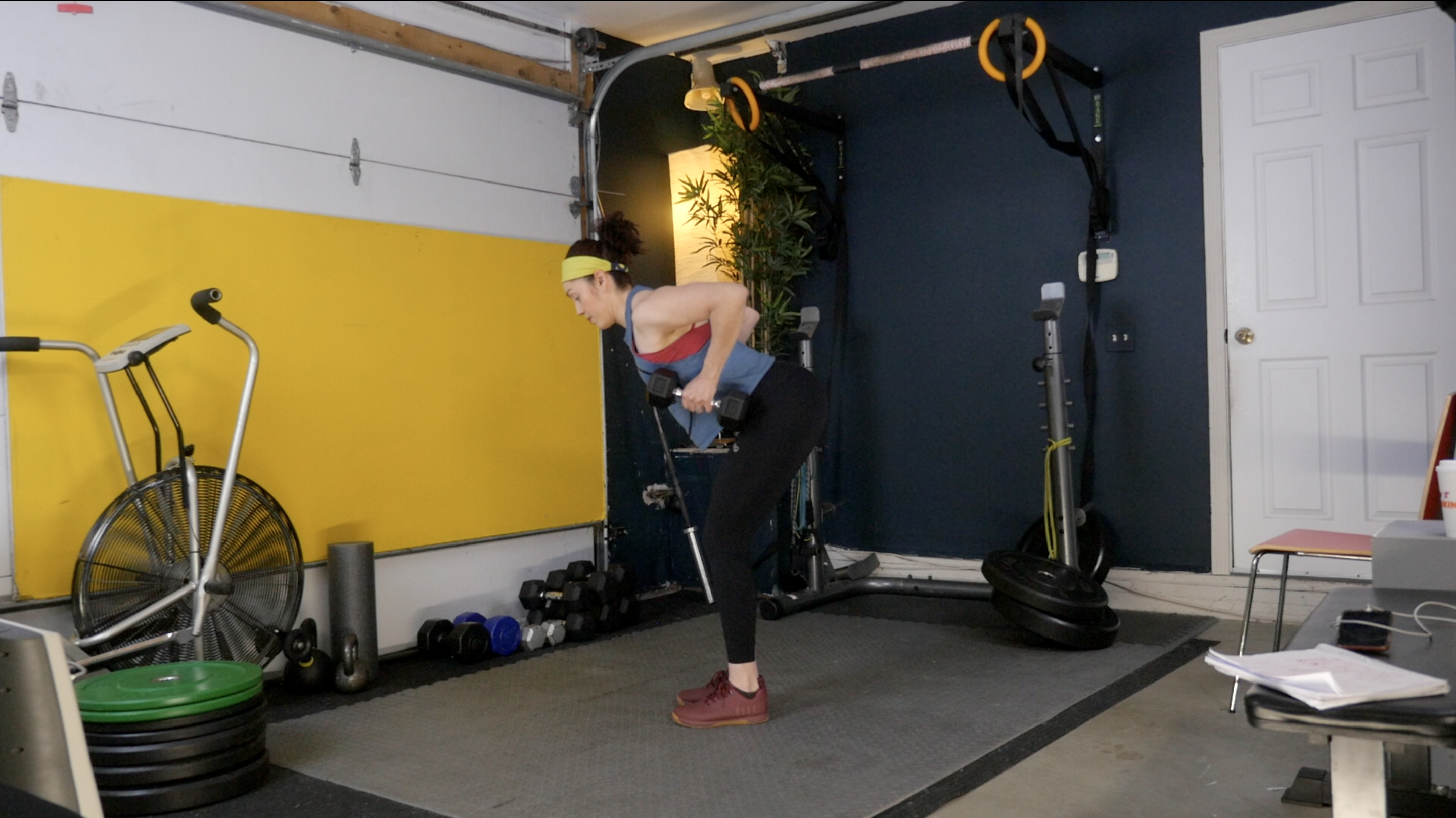 HV Week 3 Day 1 Exercise 1 Dumbbell Romanian Deadlift Row Complex