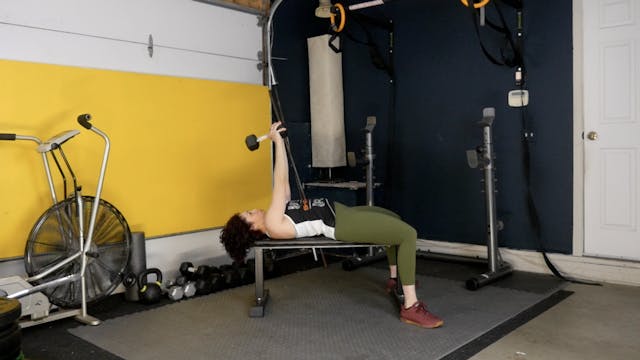 Week 14 Day 3 Exercise 3 Pull Overs 
