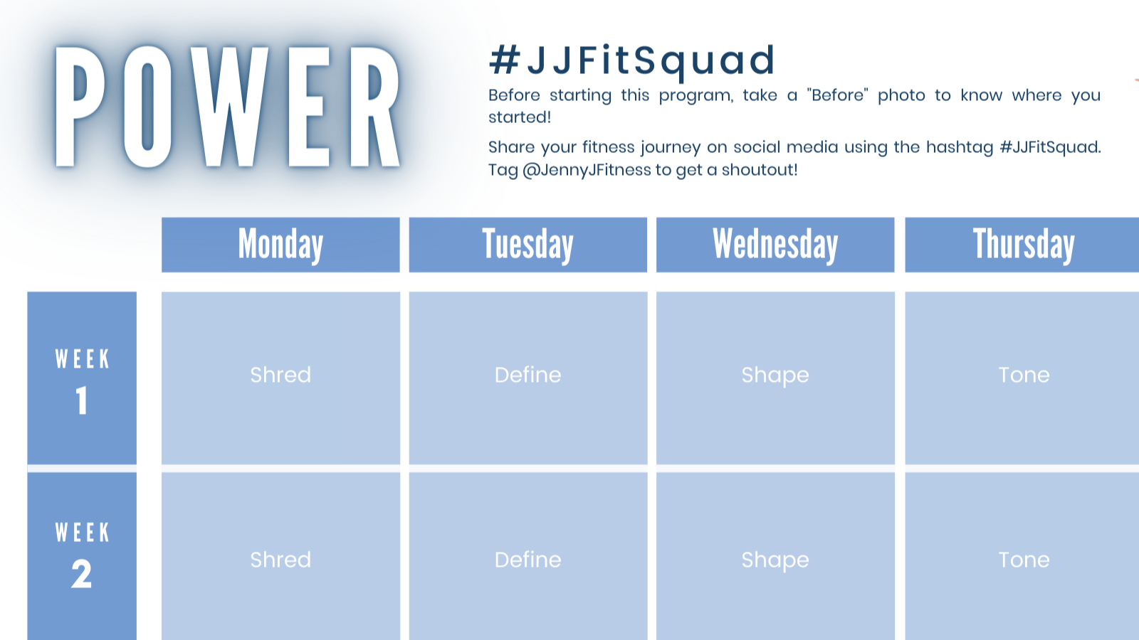 Power Calendar