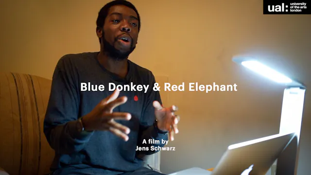 Blue Donkey & Red Elephant