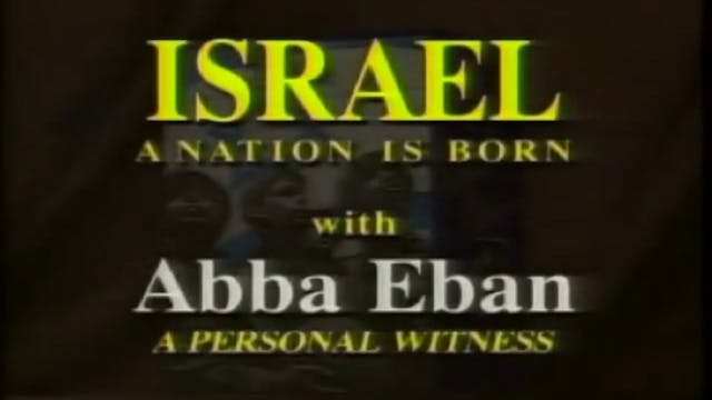 Israel A Nation Is Born