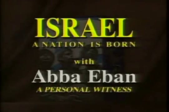 Israel A Nation Is Born