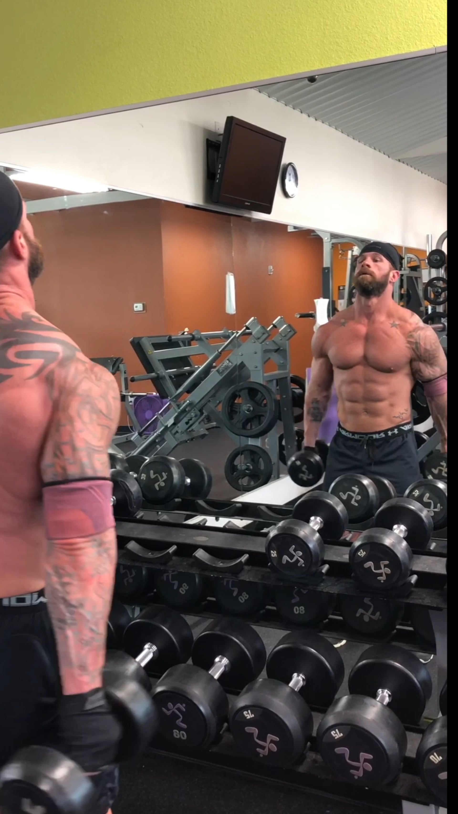 Biceps- Alternating dumbbell curls