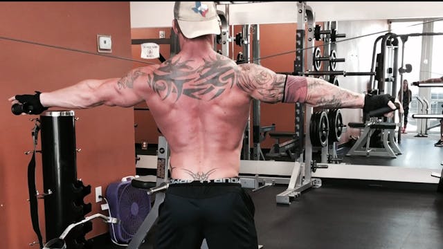 Shoulders- Rear Delt Cable Crossovers
