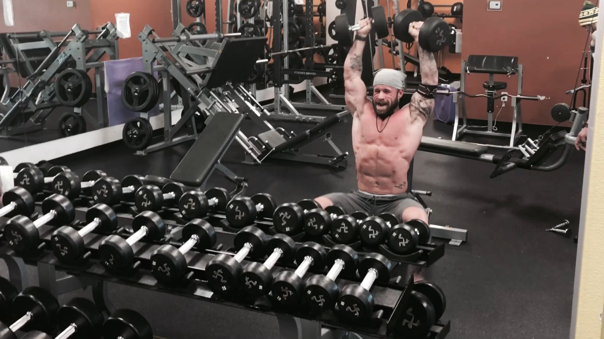 Shoulders- Shoulder Press Hold Count Downs