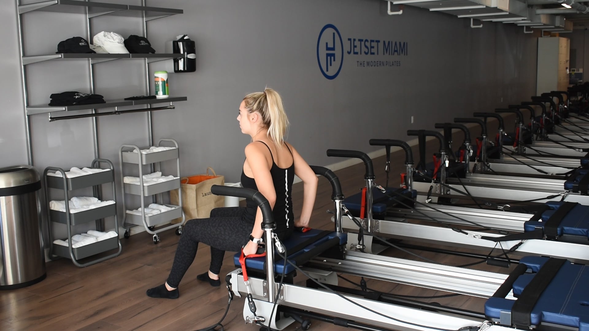 Chest Press with Red Handles