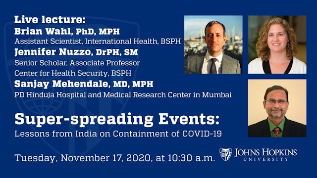 Super-spreading Events: Lessons from India on Containment of COVID-19