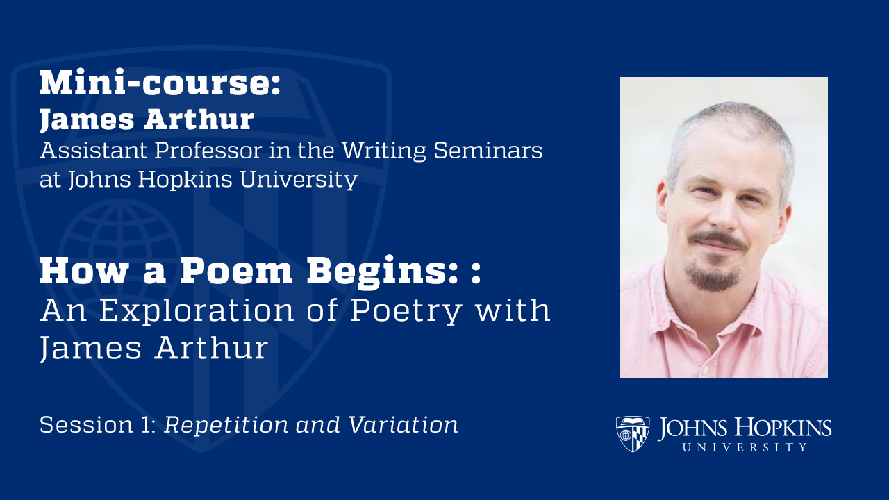 How a Poem Begins: Session 1