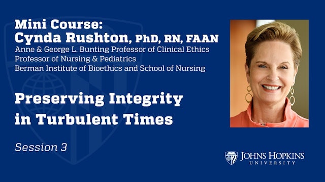 Session 3: Preserving Integrity in Turbulent Times