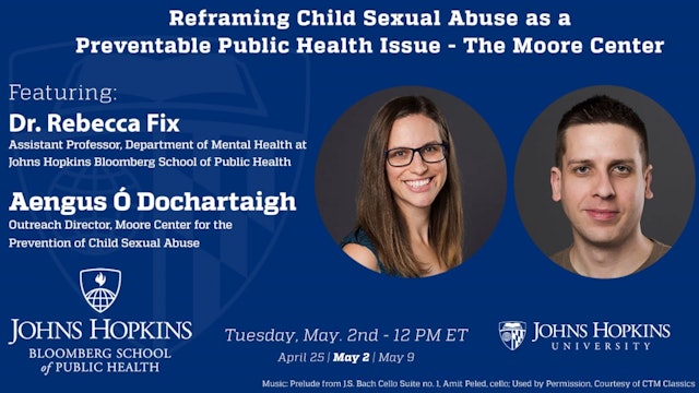 Reframing Child Sexual Abuse as a Preventable Public Health Issue