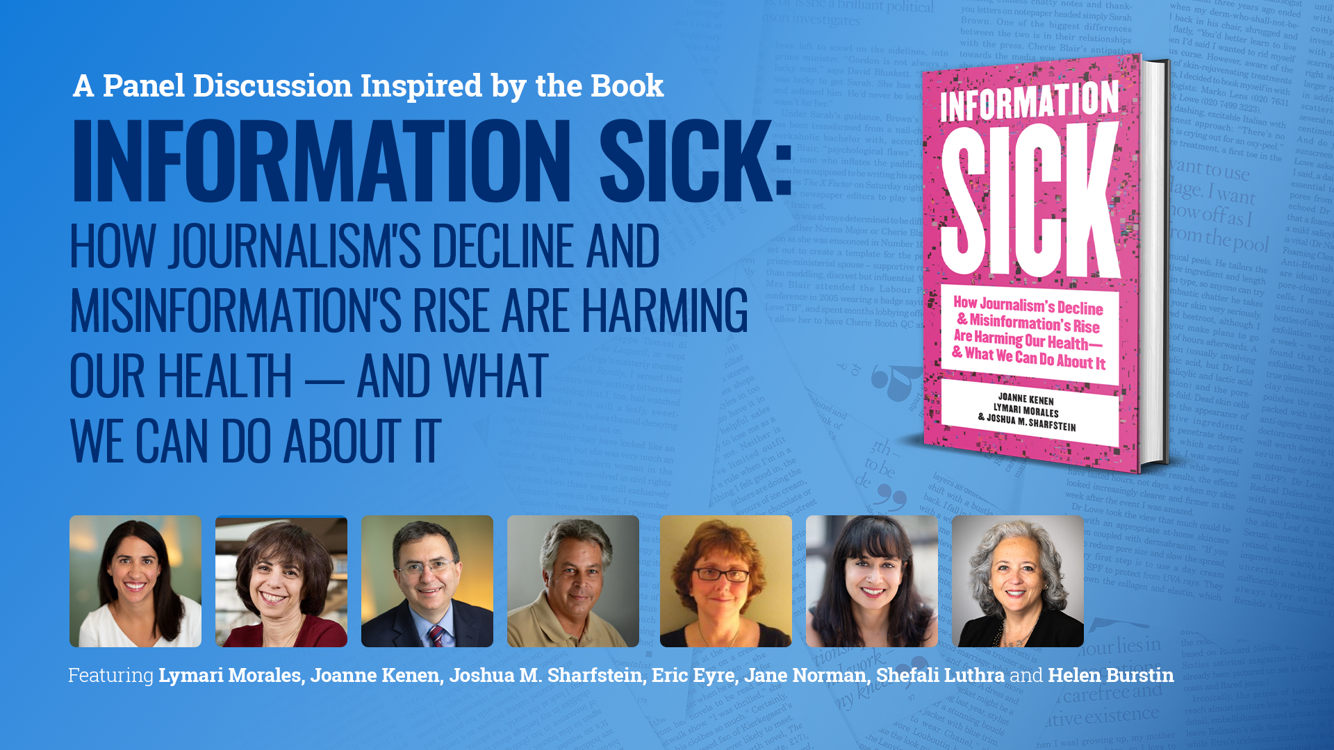 "Information Sick" Book Panel Discussion