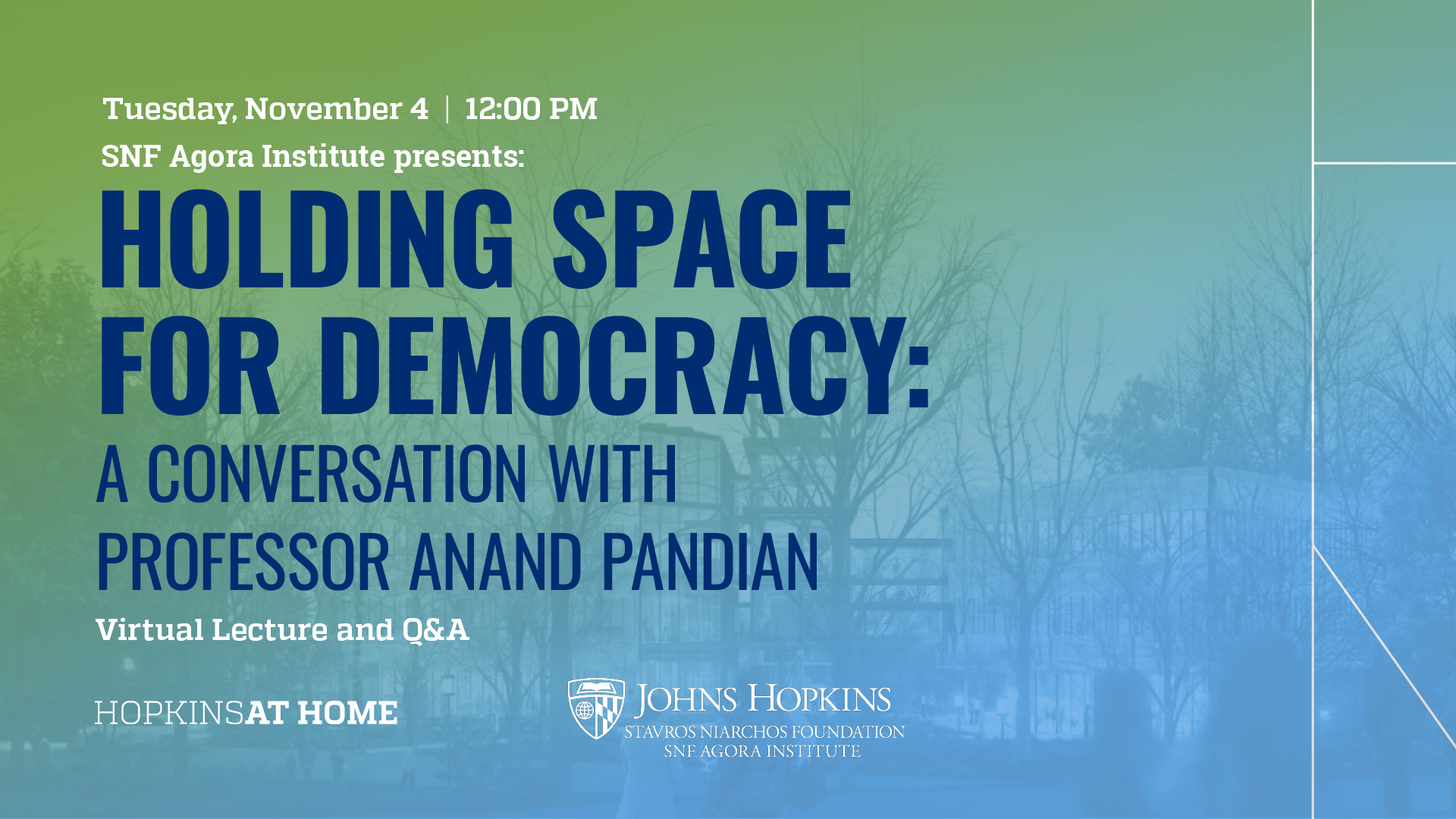 Holding Space for Democracy: A Conversation with Professor Anand Pandian