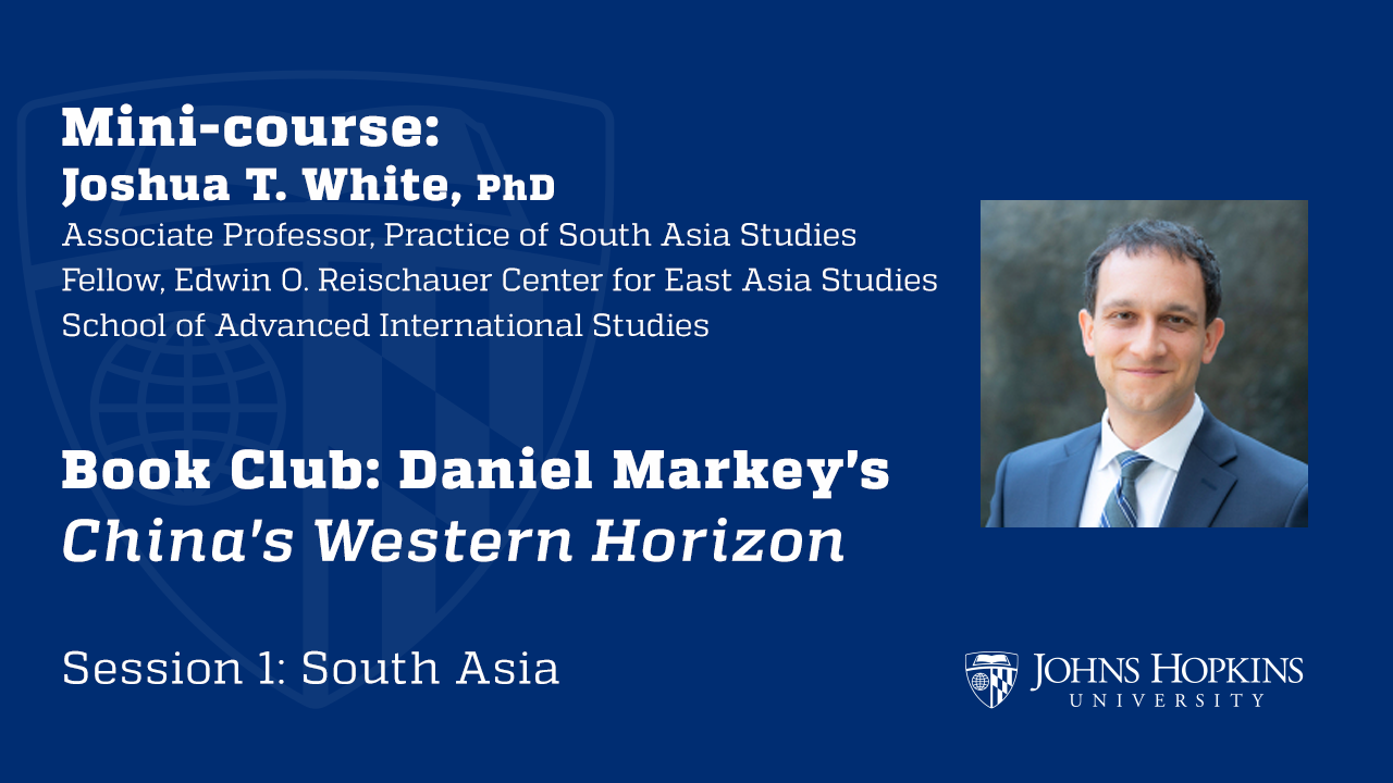 Session 1: "China’s Western Horizon" (Book Club)