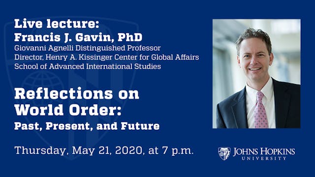 Reflections on World Order: Past, Pre...