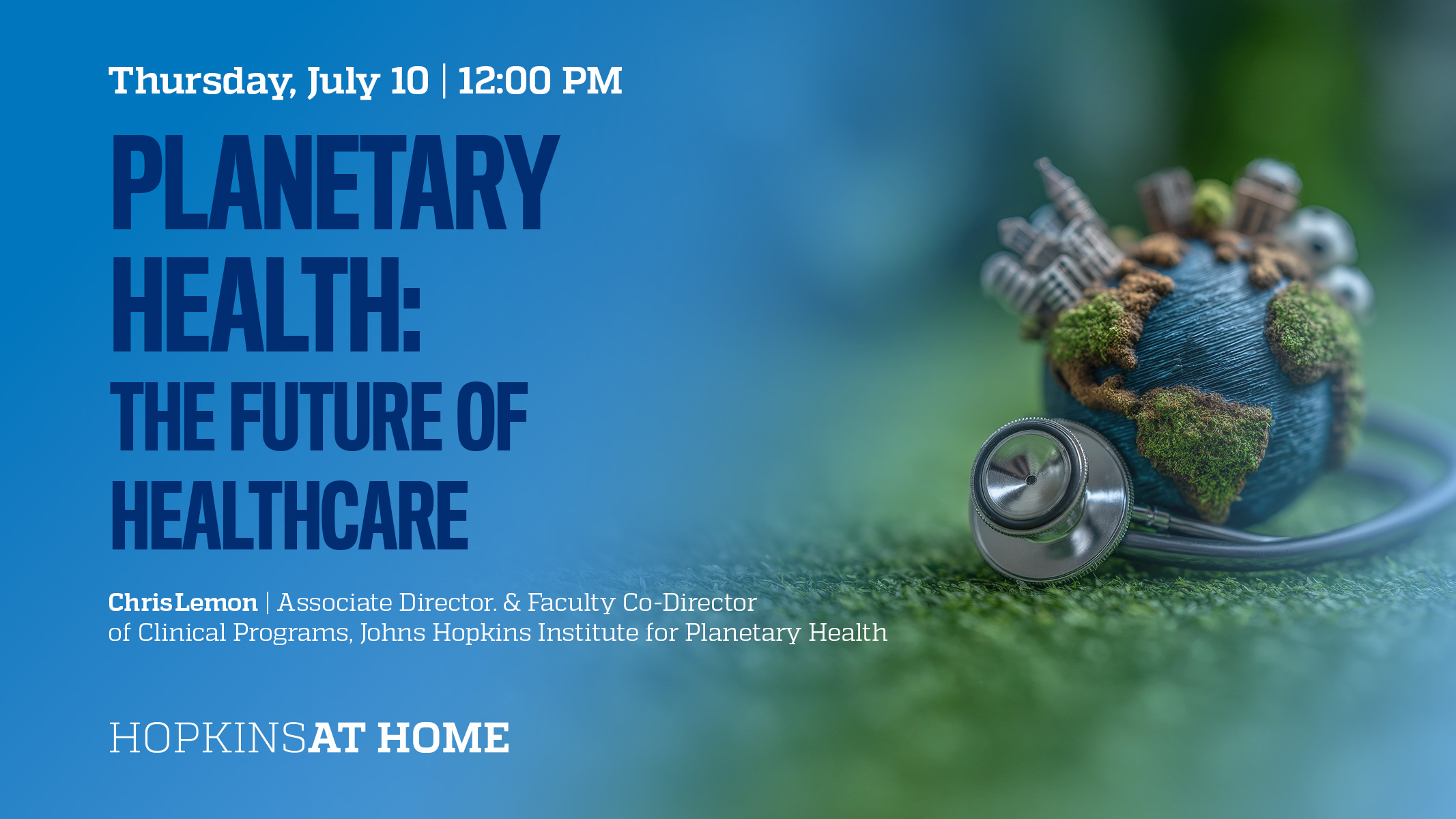 Planetary Health: The Future of Healthcare