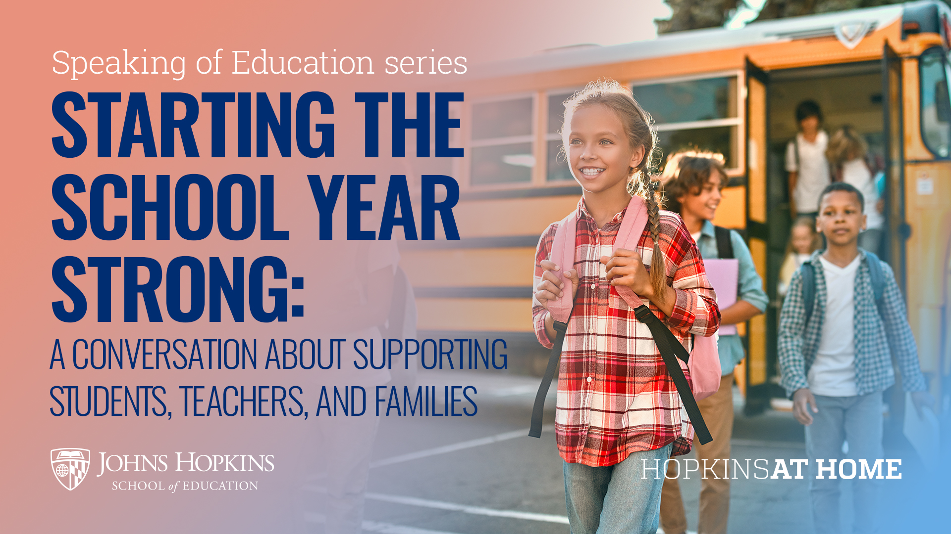 Speaking of Education: Starting the School Year Strong