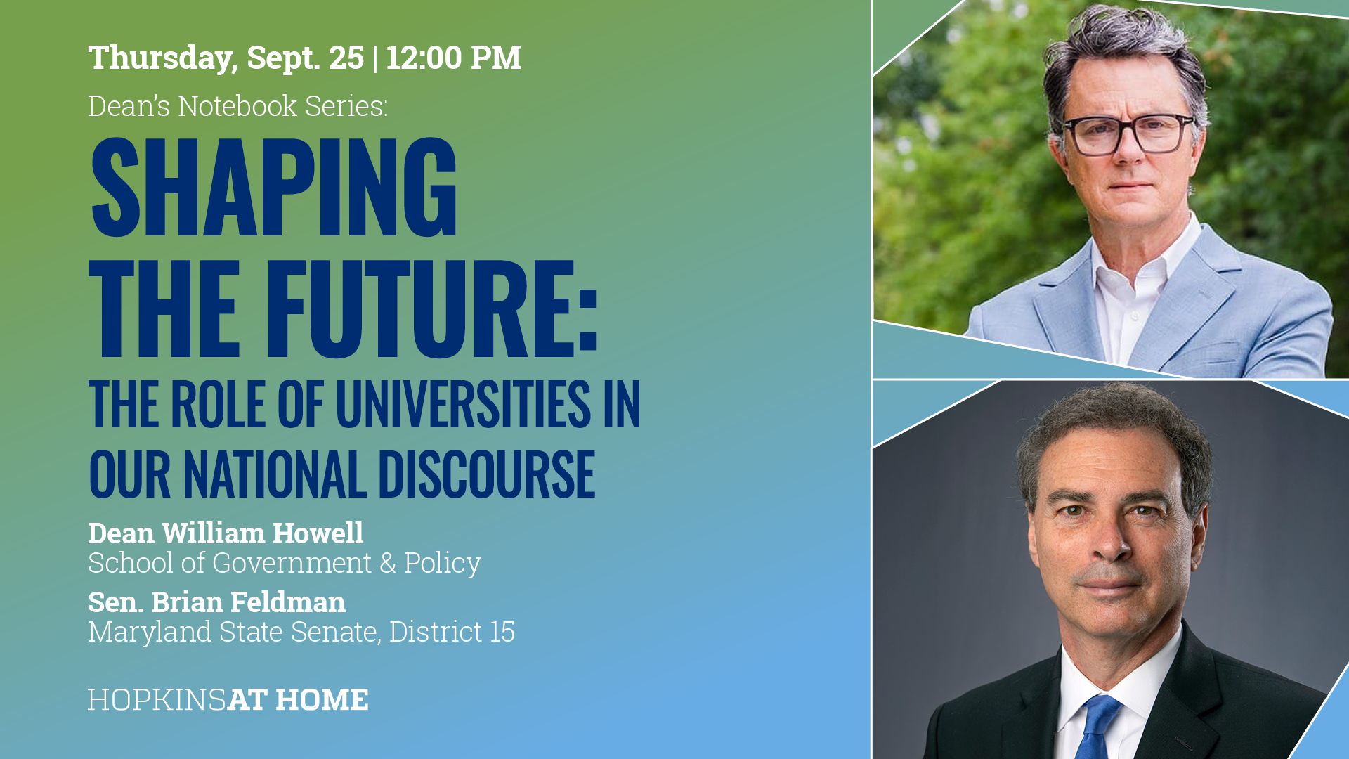 Dean's Notebook | Shaping the Future: Role of Universities in National Discourse