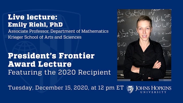 President's Frontier Award Lecture