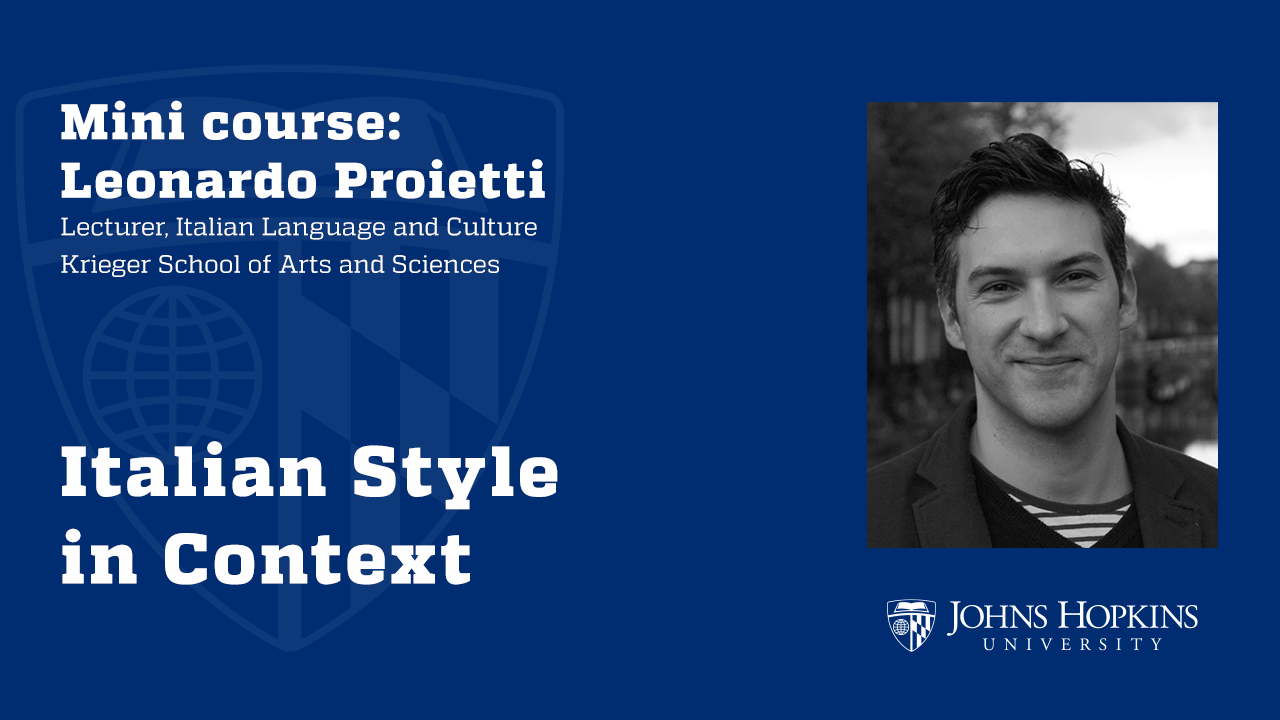 Italian Style in Context