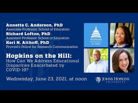 Hopkins on the Hill: Educational Disp...