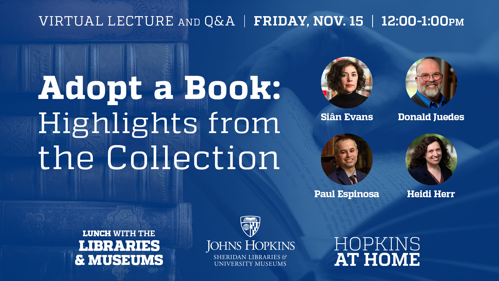 Lunch with the Libraries & Museums| Adopt A Book: Highlights from the Collection