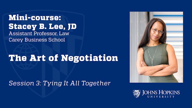 Session 3: Art of Negotiation: Tying ...