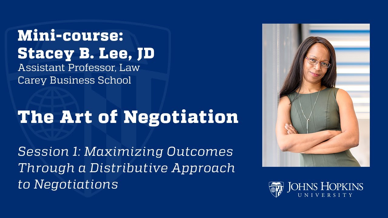 Session 1: Art of Negotiation: Maximizing Outcomes with Distributive Approach