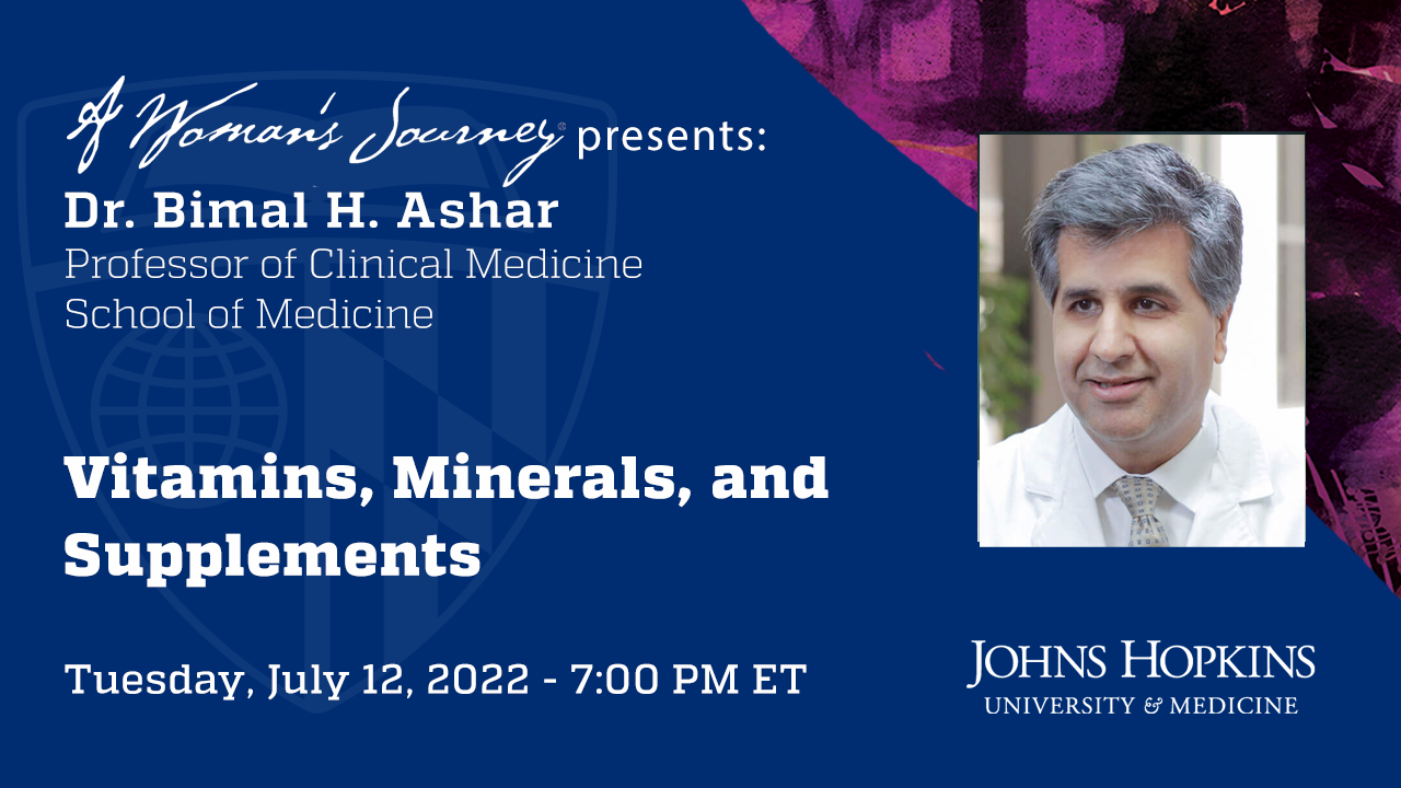 A Woman's Journey Presents: Vitamins, Minerals, and Supplements