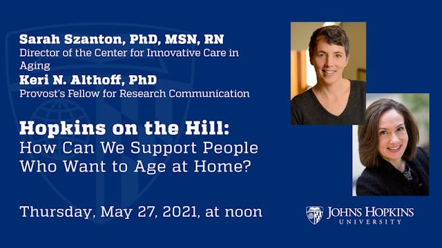 Hopkins on the Hill: How Can We Suppo...