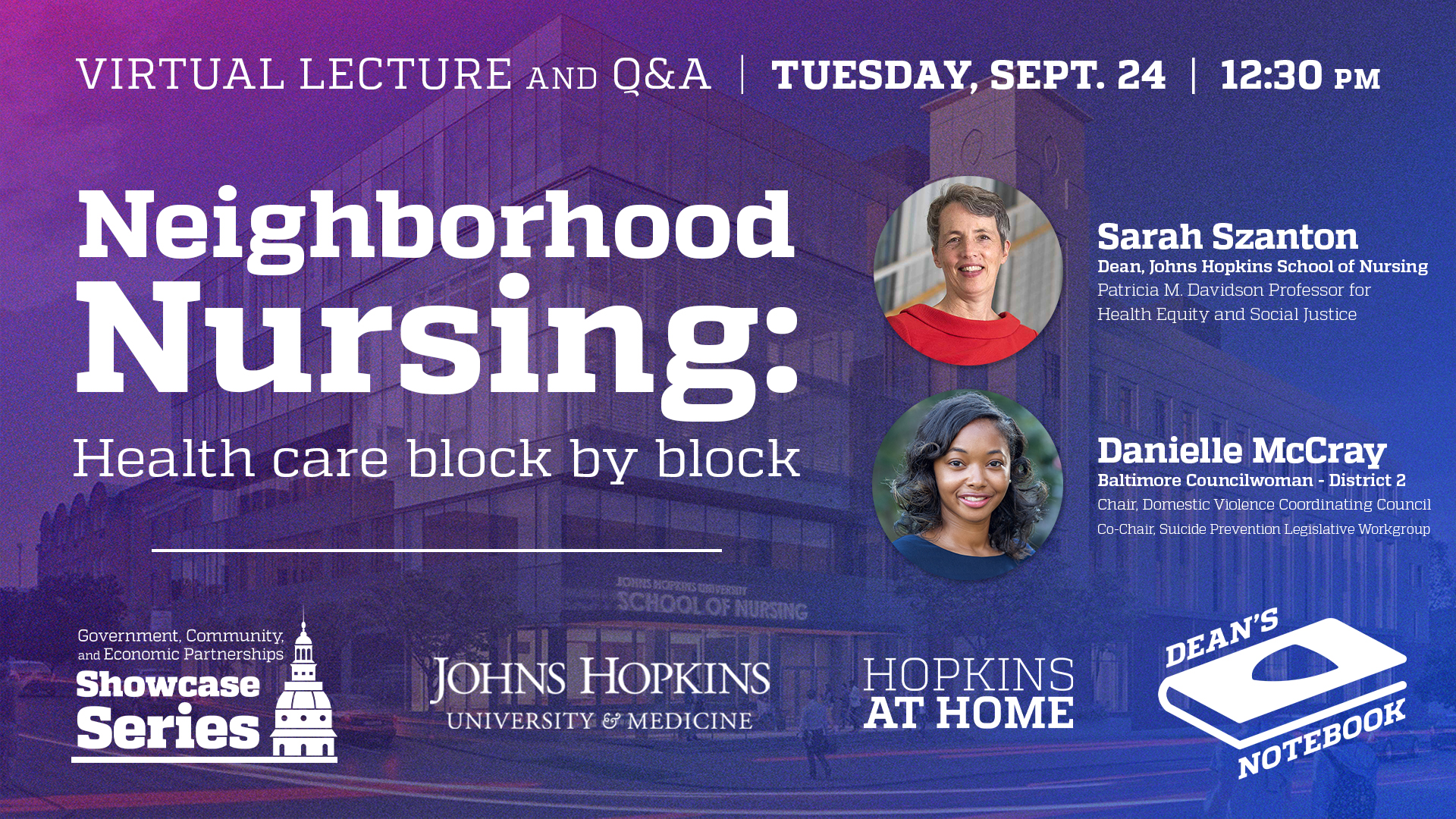Dean's Notebook | Neighborhood Nursing: Health Care Block by Block