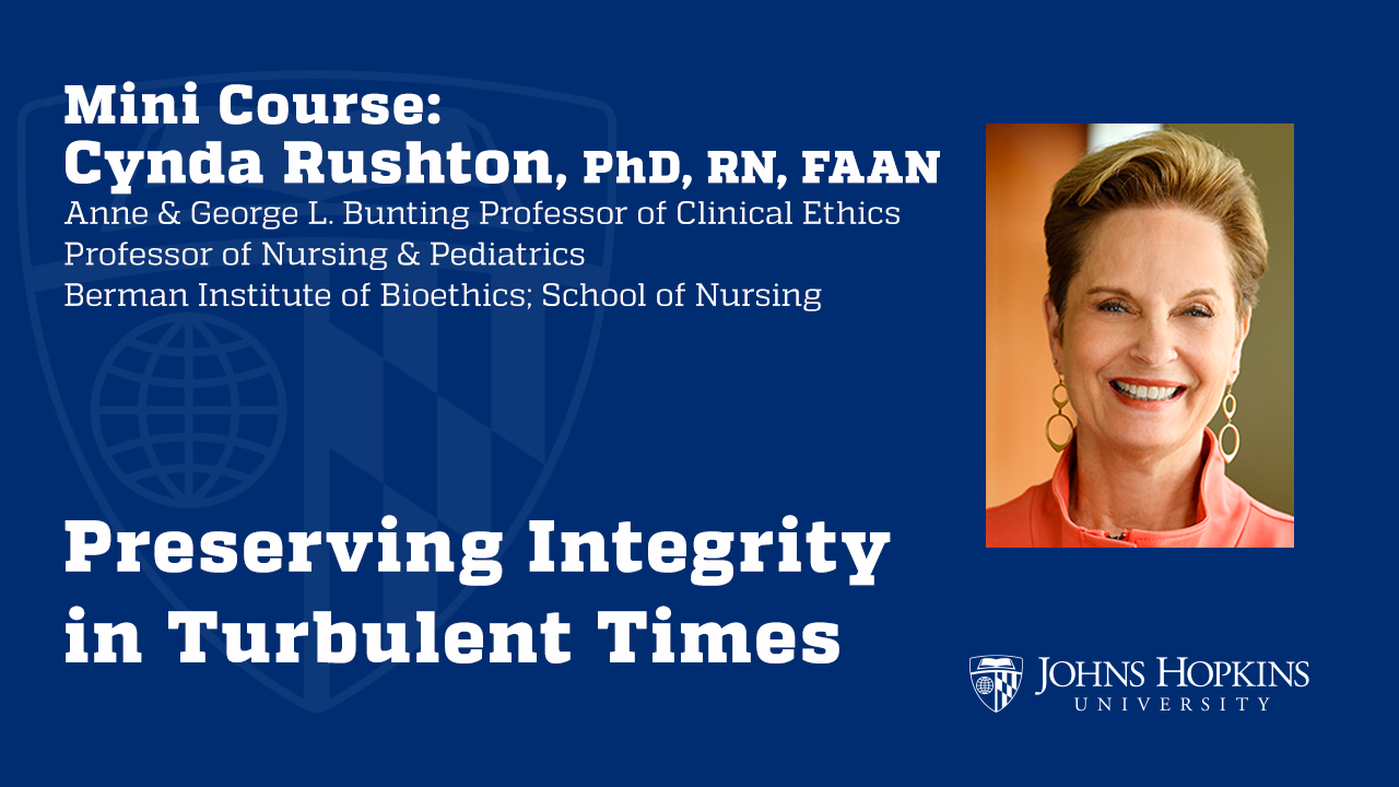 Preserving Integrity in Turbulent Times