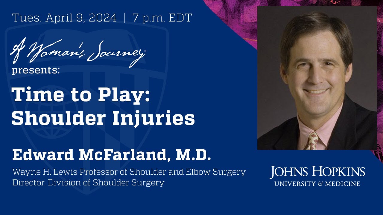 A Woman's Journey: Time to Play: Shoulder Injuries