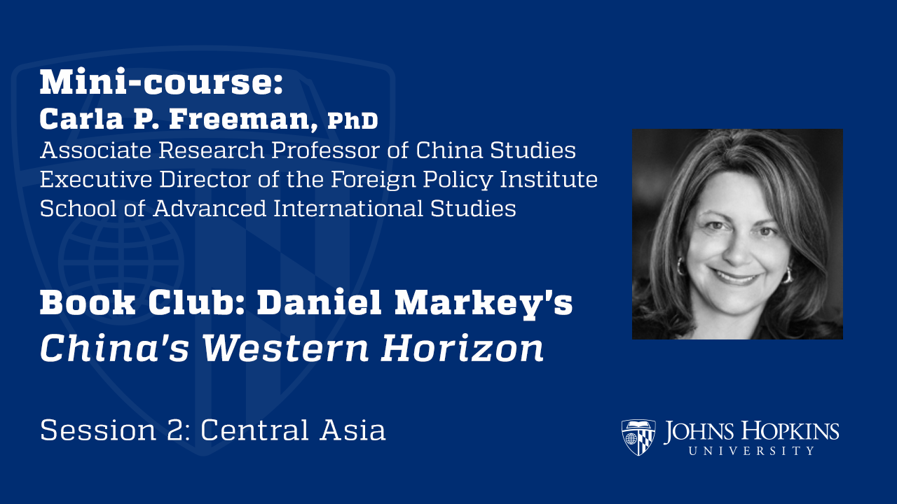 Session 2: "China’s Western Horizon" (Book Club)