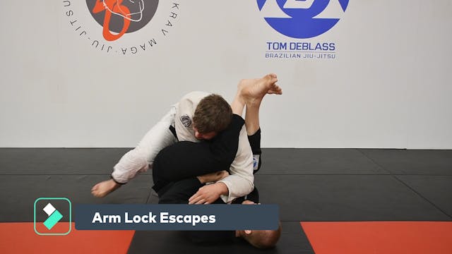 Arm Lock From guard Escapes