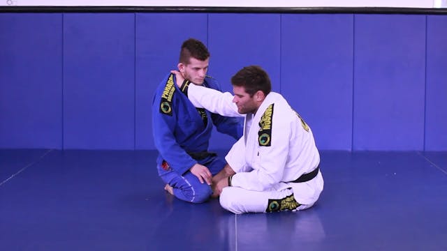 Loop choke to cross choke combo from butterfly guard