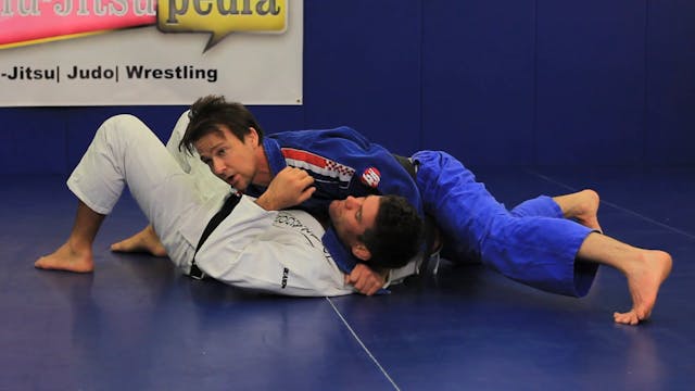 Rotating lapel choke from side control