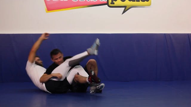 Overhook to far knee