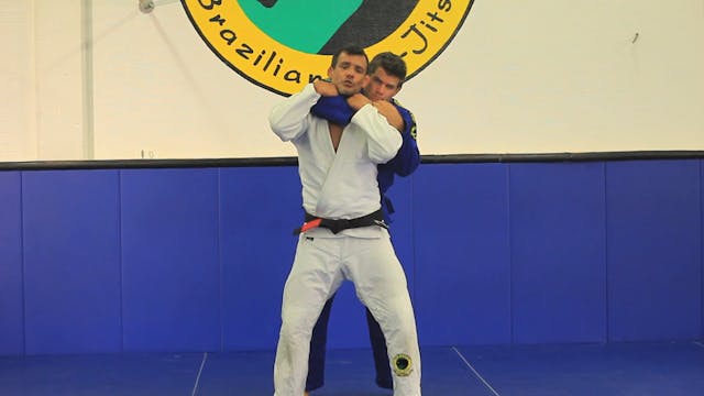 Self defense (rear strangle)