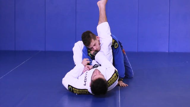 Triangle choke from spider guard