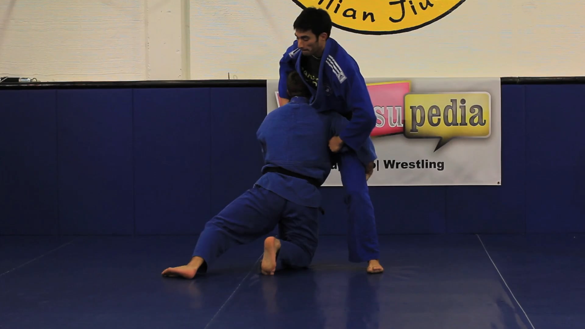 Morote gari  (Two hand reap) aka  double leg takedown