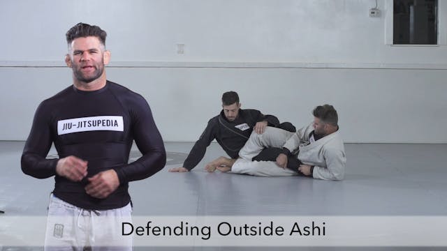 Defending the outside ashi