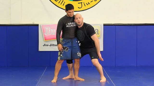 Underhook control to single leg in wr...